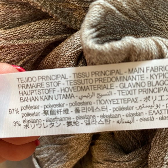 NWT Zara Taupe Turtleneck Sweater Dress-Medium - Picture 7 of 9